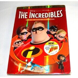 The Incredibles (DVD, 2004) Full Screen 2 DVD's Disney Pixar Bonus Features